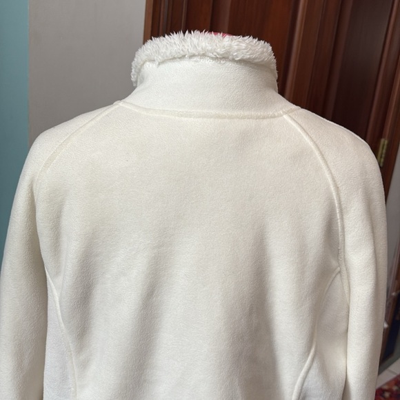 Green Tea  Jacket  coat  full zip front Cozy Sherpa lined  off-white  ivory - Picture 8 of 13
